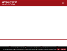 Tablet Screenshot of massimoferrero.net